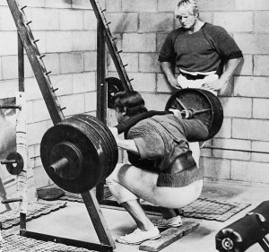 Arnold may have been great. But Low back flexion is no good. 